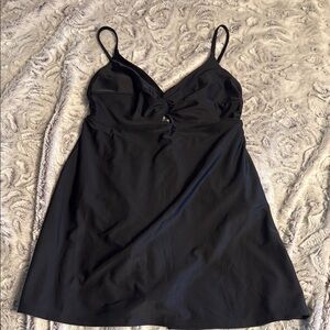 Flattering Black Swim Dress - Like New!